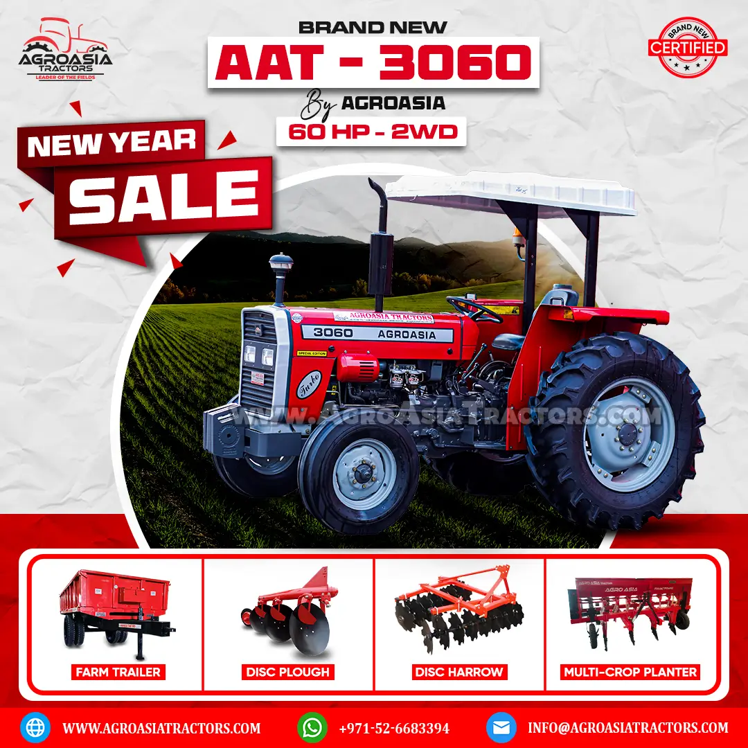 agroasia tractor AAT3060 60HP tractor 2WD for sale