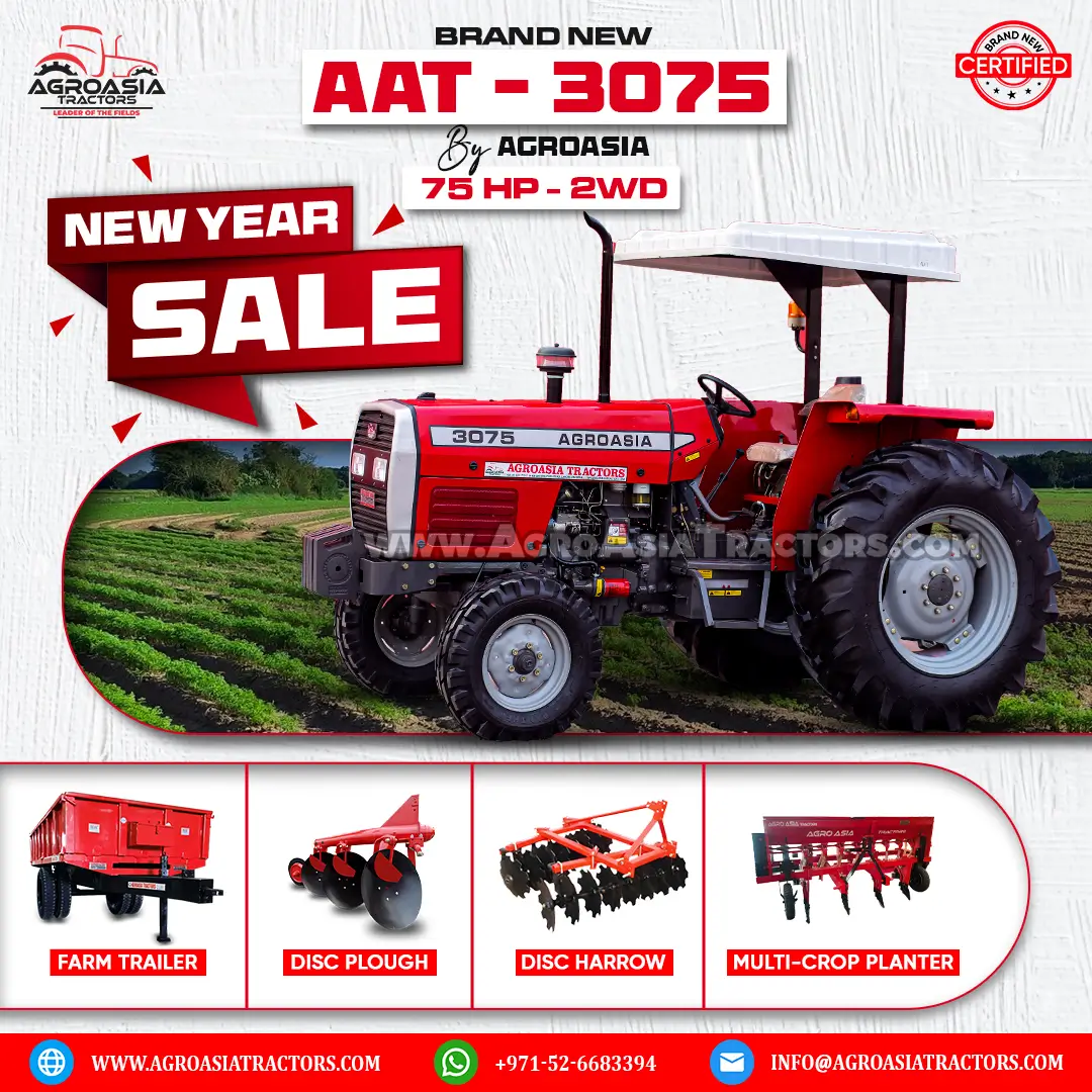 agroasia tractor AAT3075 75HP tractor 2WD for sale