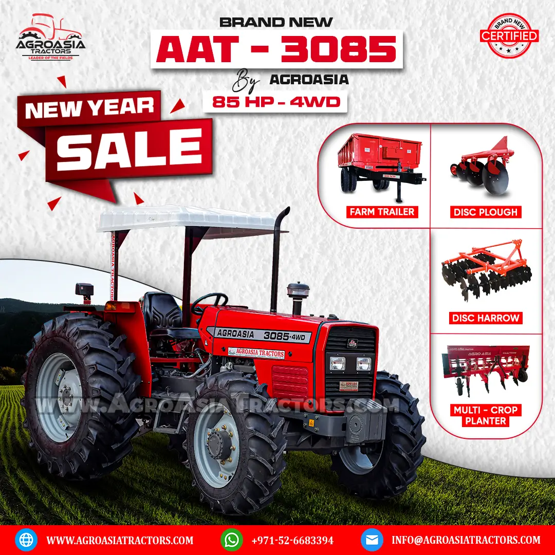 Agroasia tractors New Year sale 85hp tractor