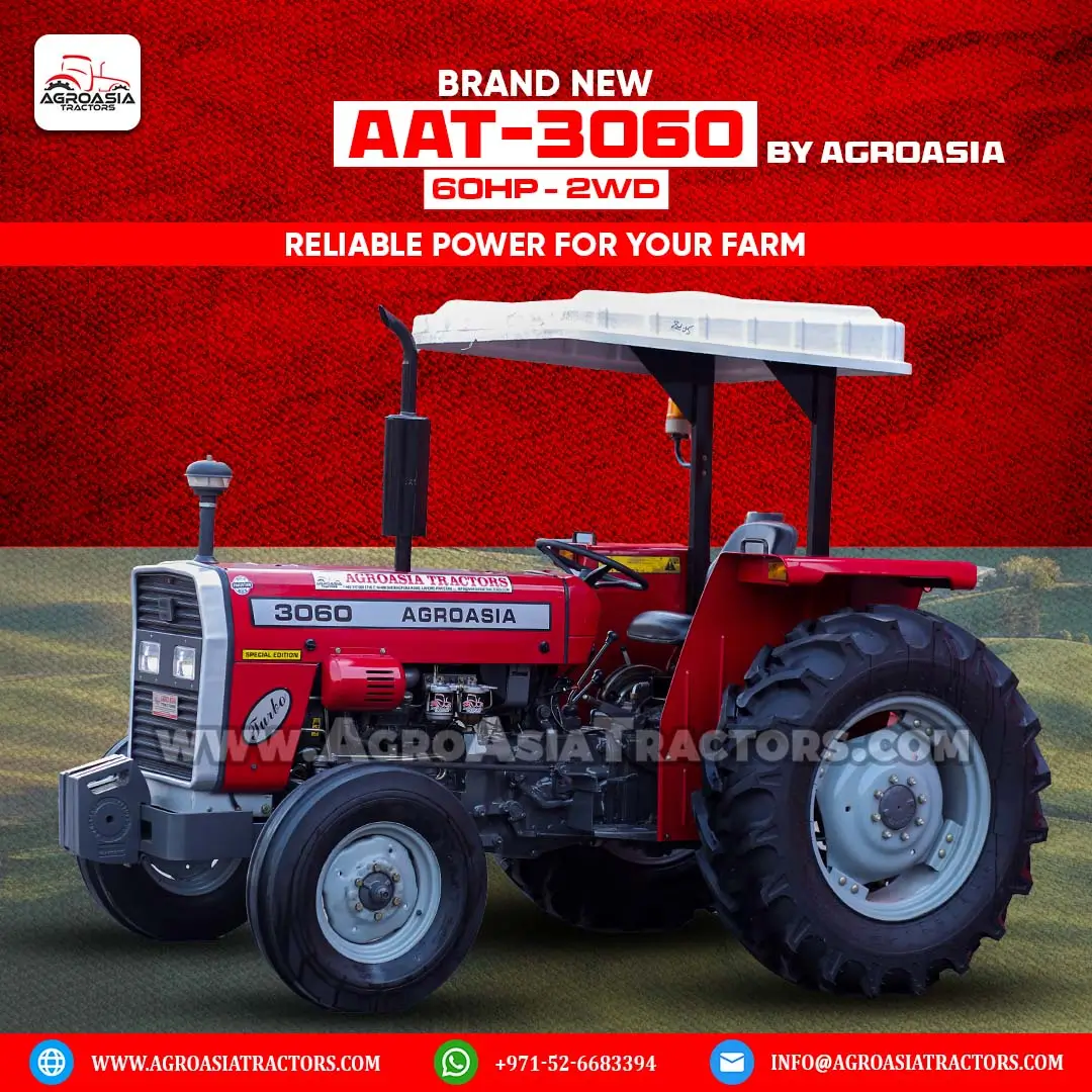 agroasia tractor AAT3060 60HP tractor 2WD for sale