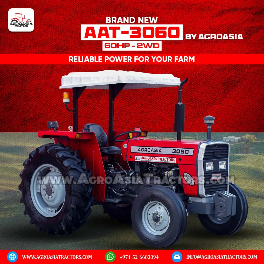 agroasia tractor AAT3060 60HP tractor 2WD for sale