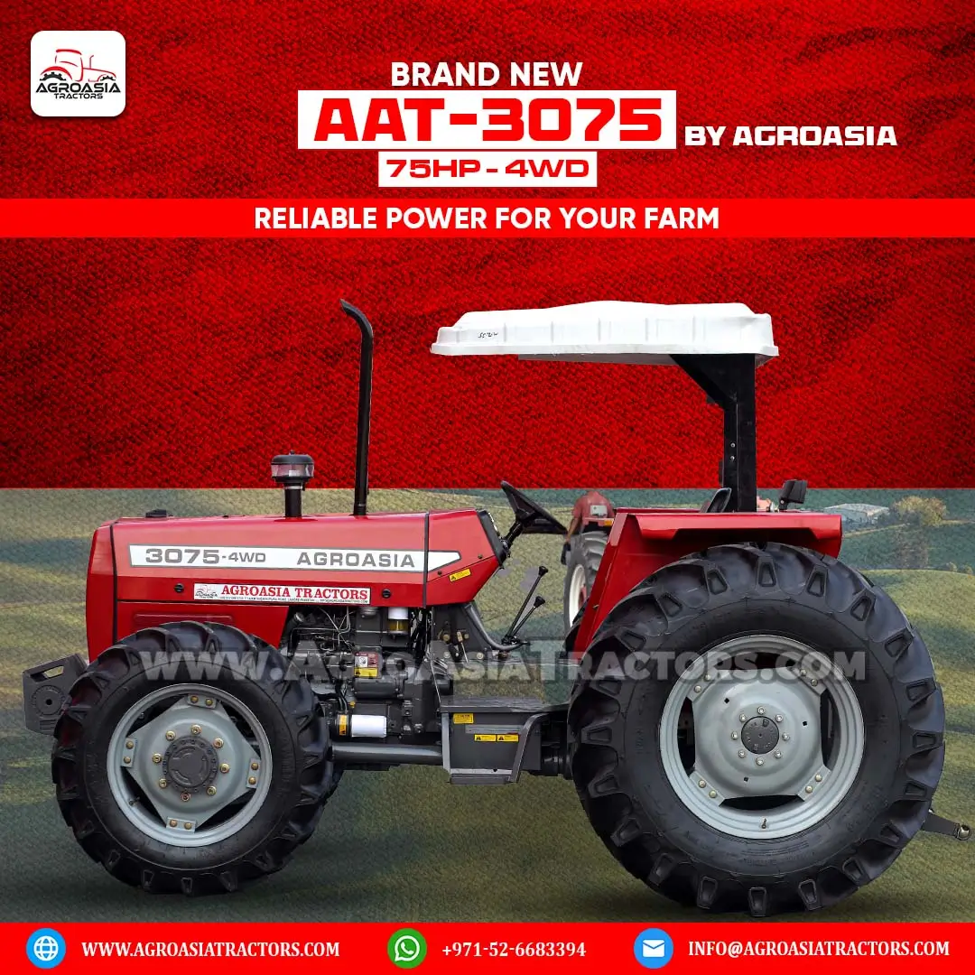 agroasia tractor AAT3075 75HP tractor 4WD for sale