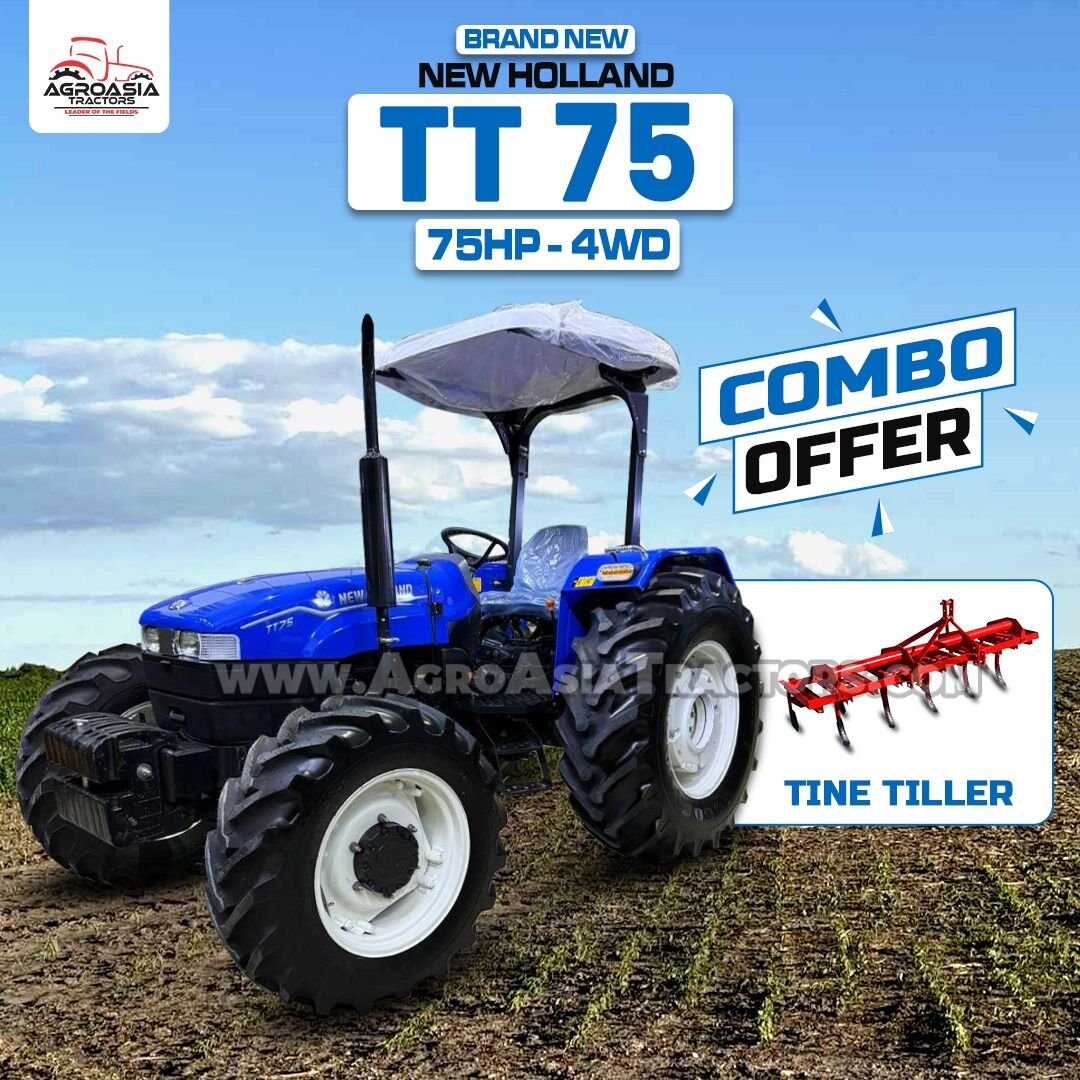 New Holland TT75 for sale in UAE, Africa by agroasia tractors. Year end sale