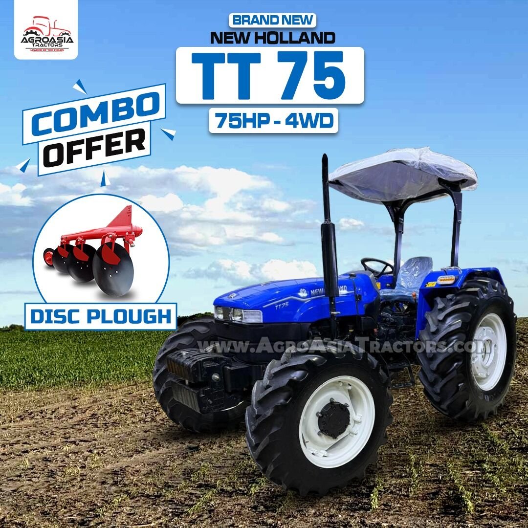 New Holland TT75 for sale in UAE, Africa by agroasia tractors. Year end sale