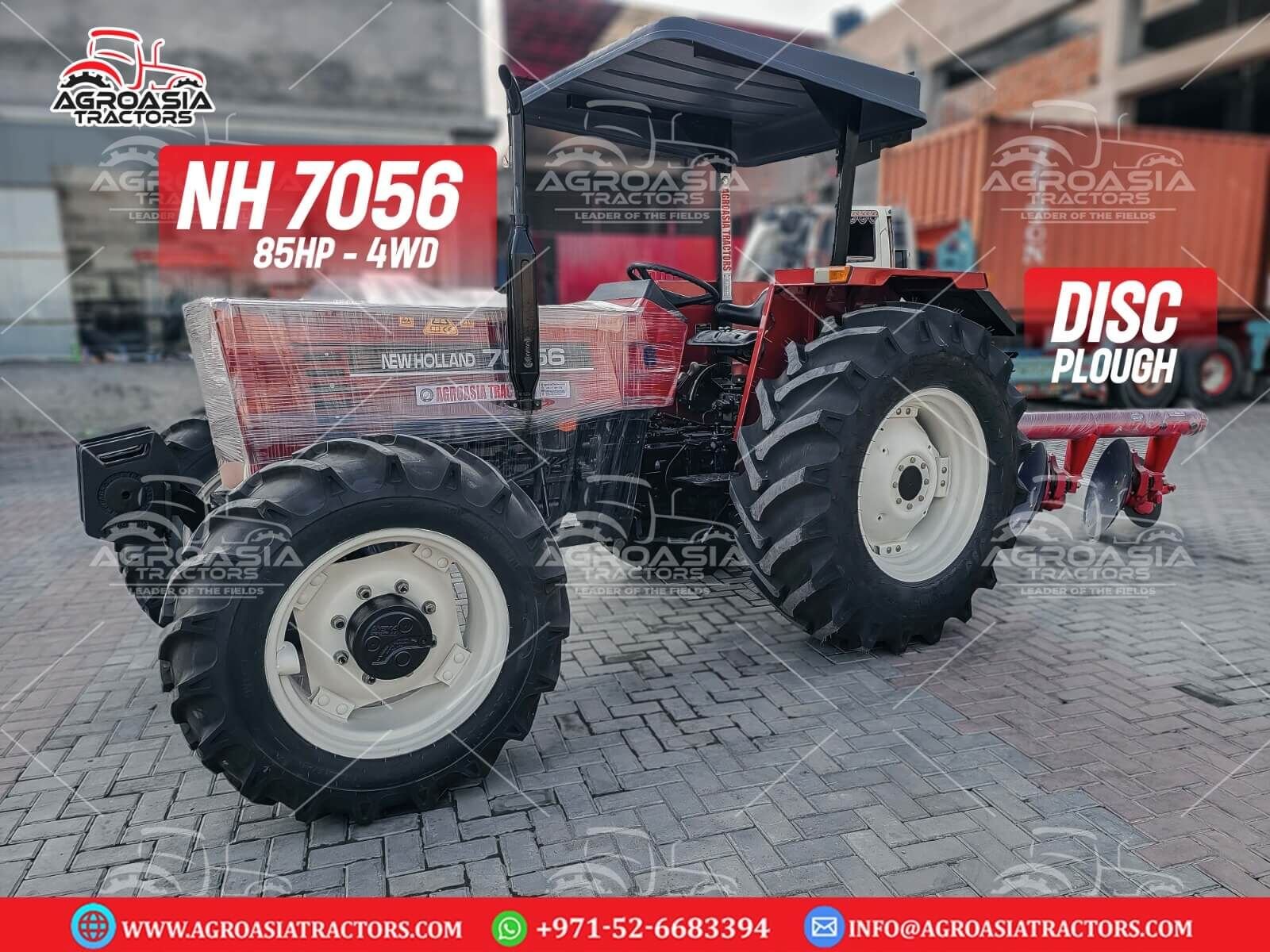 new holland NH7056 85hp 4wd tractor by agroasia tractors