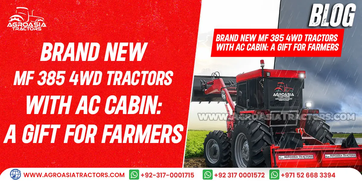 Brand New MF 385 4WD Tractors with AC Cabin A Gift for Farmers