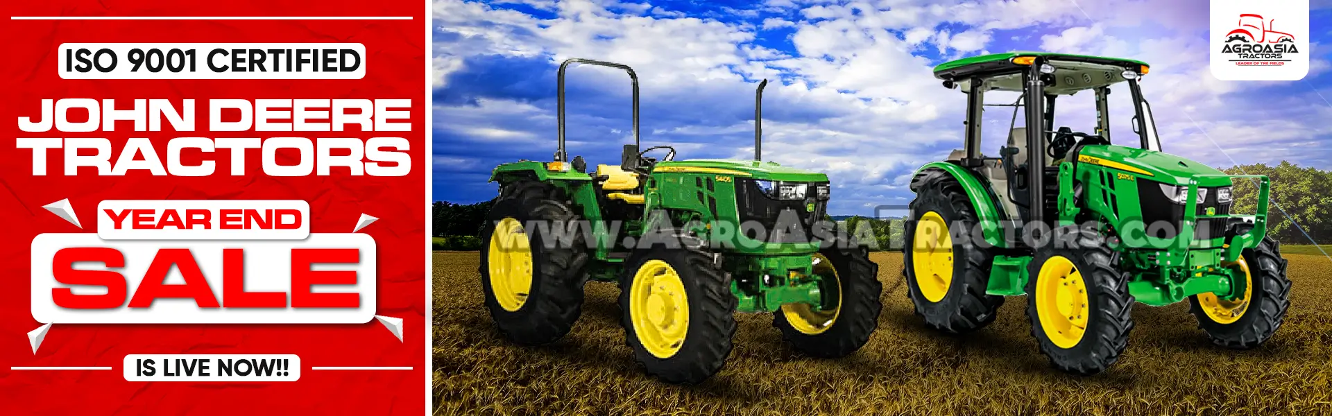 john deere tractors year end sale by agroasia tractors