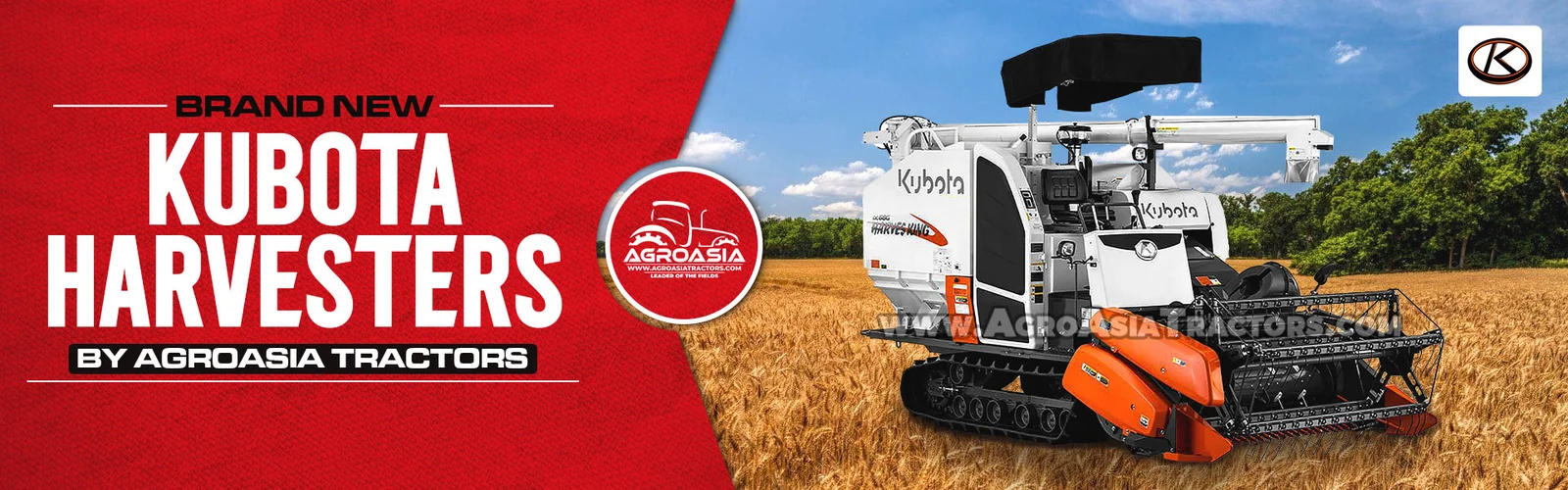 brand new kubota harvesters for sale by agroasia tractors