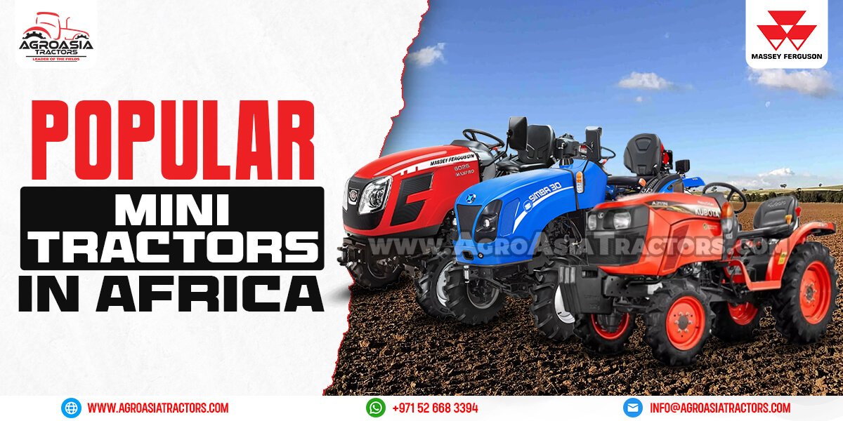 brand new mini tractors in africa, botswana, uganda, kenya, ghana and UAE by agroasia tractors