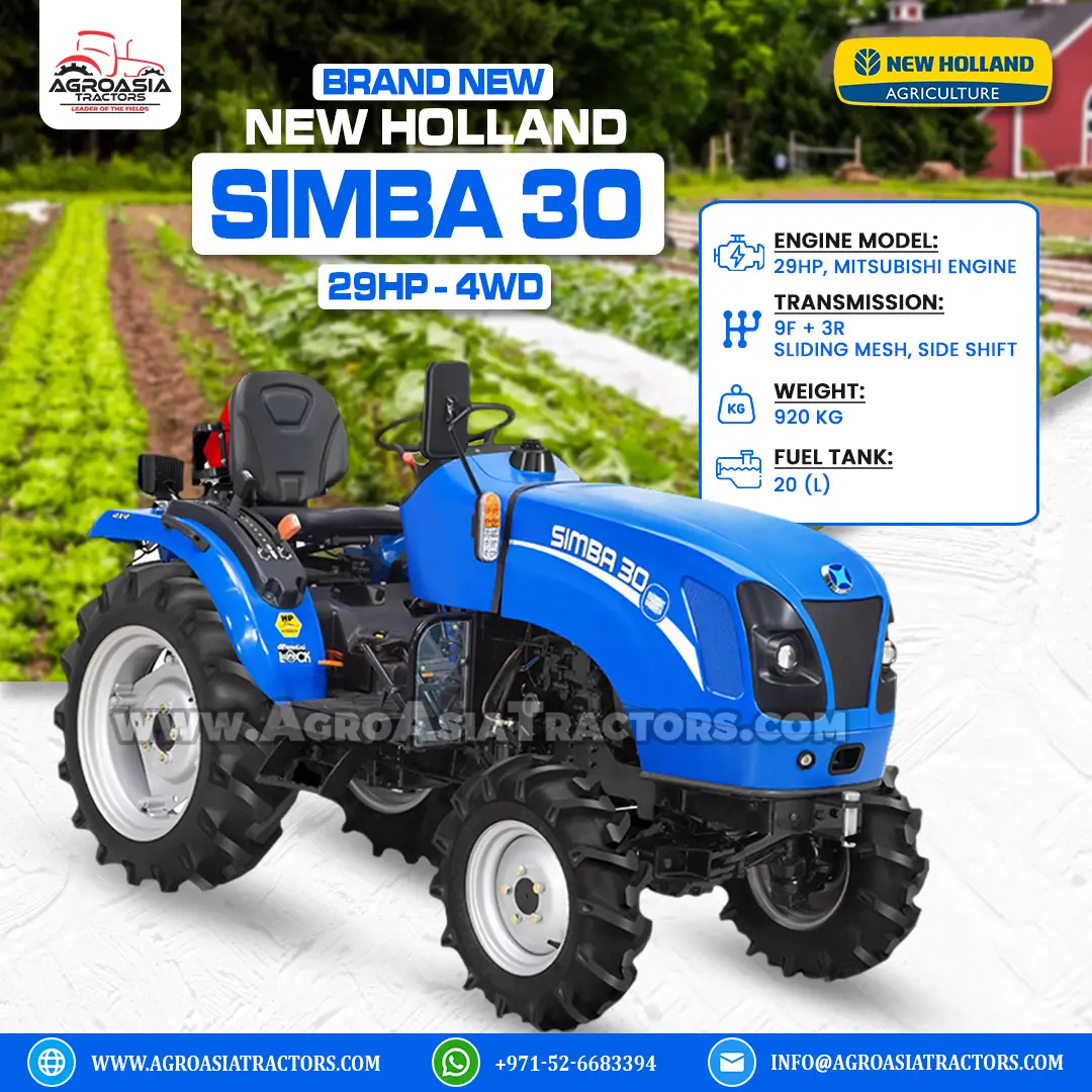 New Holland Simba30 for sale in UAE, Africa by agroasia tractors. Year end sale