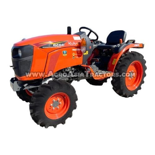 "Kubota B2441 Tractor," "compact and efficient farming machine," and "AgroAsia Tractors."